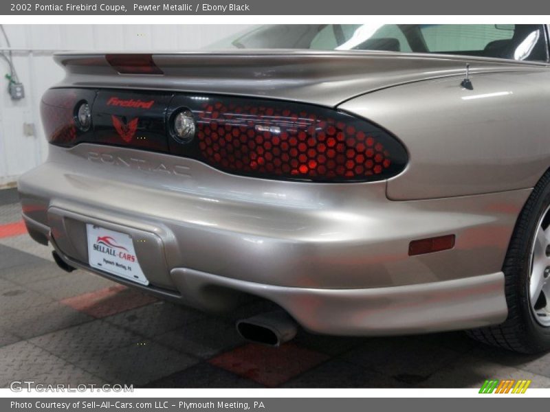 Pewter Metallic / Ebony Black 2002 Pontiac Firebird Coupe