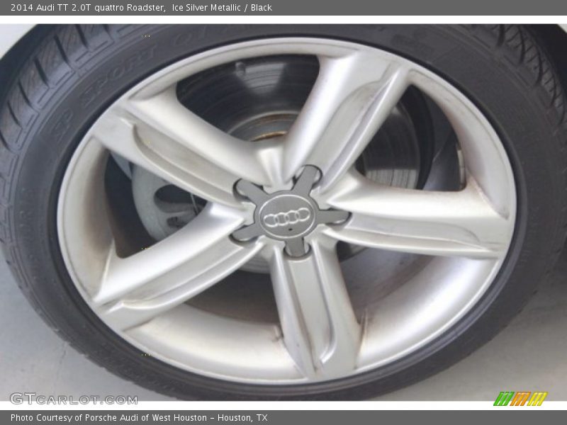 Ice Silver Metallic / Black 2014 Audi TT 2.0T quattro Roadster