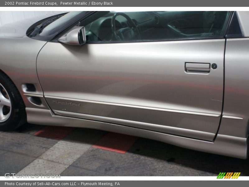 Pewter Metallic / Ebony Black 2002 Pontiac Firebird Coupe