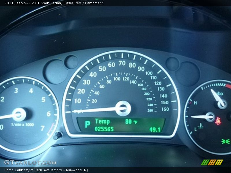 Laser Red / Parchment 2011 Saab 9-3 2.0T Sport Sedan