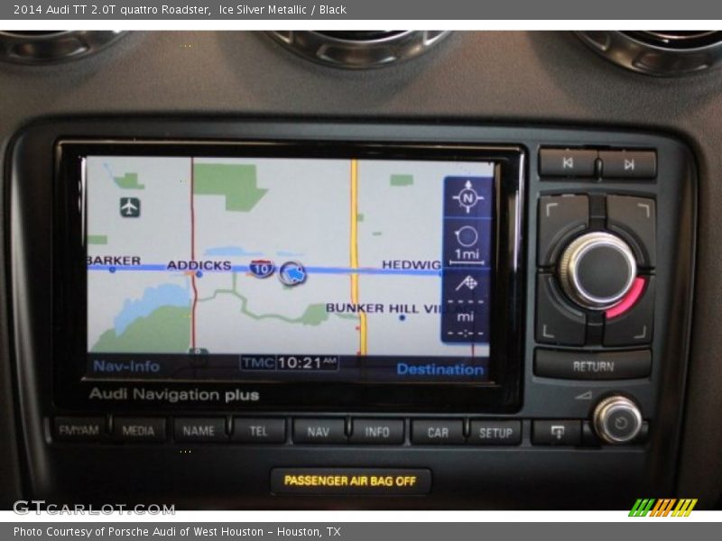 Ice Silver Metallic / Black 2014 Audi TT 2.0T quattro Roadster