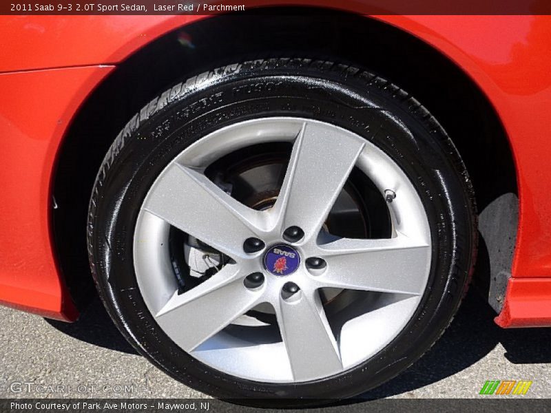 Laser Red / Parchment 2011 Saab 9-3 2.0T Sport Sedan