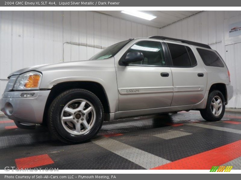 Liquid Silver Metallic / Dark Pewter 2004 GMC Envoy XL SLT 4x4