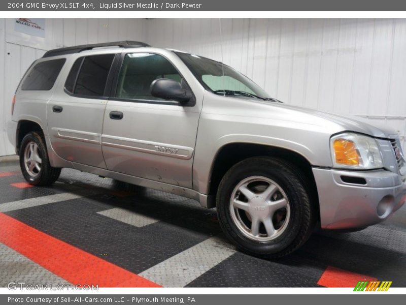 Liquid Silver Metallic / Dark Pewter 2004 GMC Envoy XL SLT 4x4