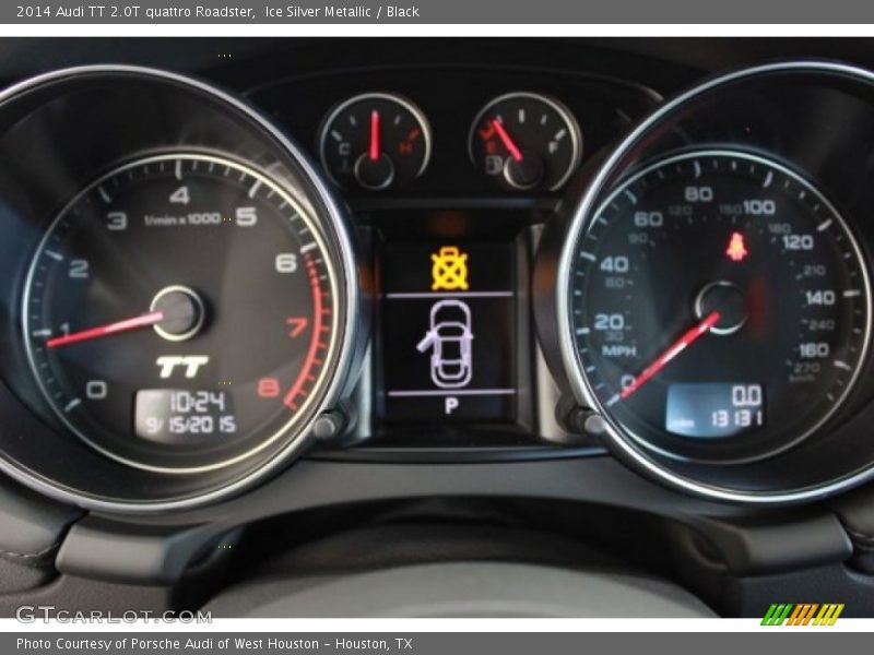 Ice Silver Metallic / Black 2014 Audi TT 2.0T quattro Roadster