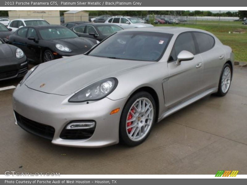 Platinum Silver Metallic / Black/Platinum Grey 2013 Porsche Panamera GTS