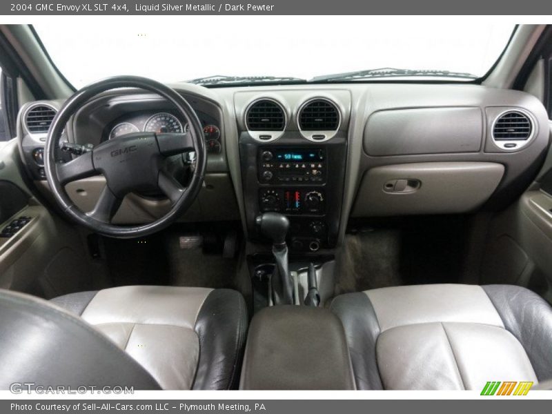 Liquid Silver Metallic / Dark Pewter 2004 GMC Envoy XL SLT 4x4
