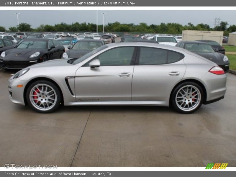 Platinum Silver Metallic / Black/Platinum Grey 2013 Porsche Panamera GTS