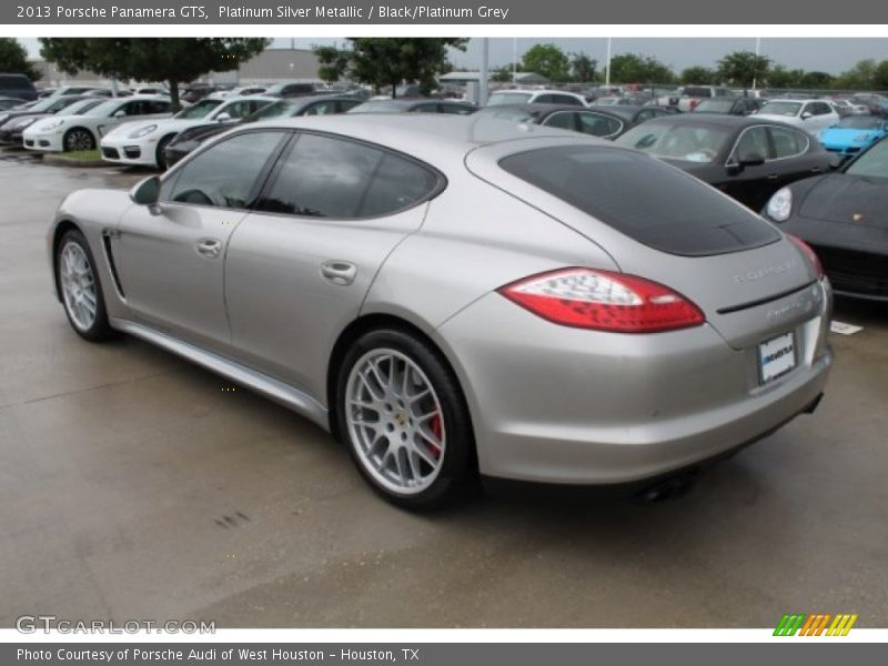 Platinum Silver Metallic / Black/Platinum Grey 2013 Porsche Panamera GTS