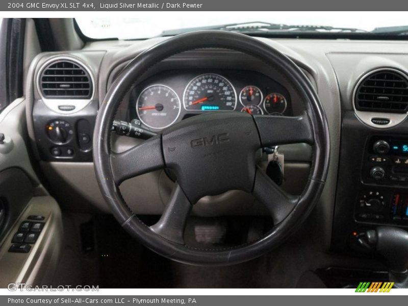 Liquid Silver Metallic / Dark Pewter 2004 GMC Envoy XL SLT 4x4