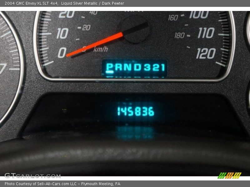 Liquid Silver Metallic / Dark Pewter 2004 GMC Envoy XL SLT 4x4