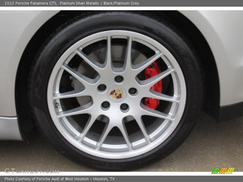 Platinum Silver Metallic / Black/Platinum Grey 2013 Porsche Panamera GTS