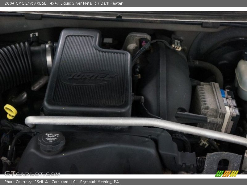 Liquid Silver Metallic / Dark Pewter 2004 GMC Envoy XL SLT 4x4