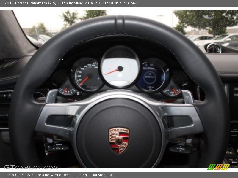 Platinum Silver Metallic / Black/Platinum Grey 2013 Porsche Panamera GTS