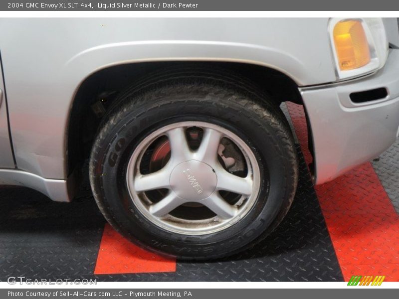 Liquid Silver Metallic / Dark Pewter 2004 GMC Envoy XL SLT 4x4