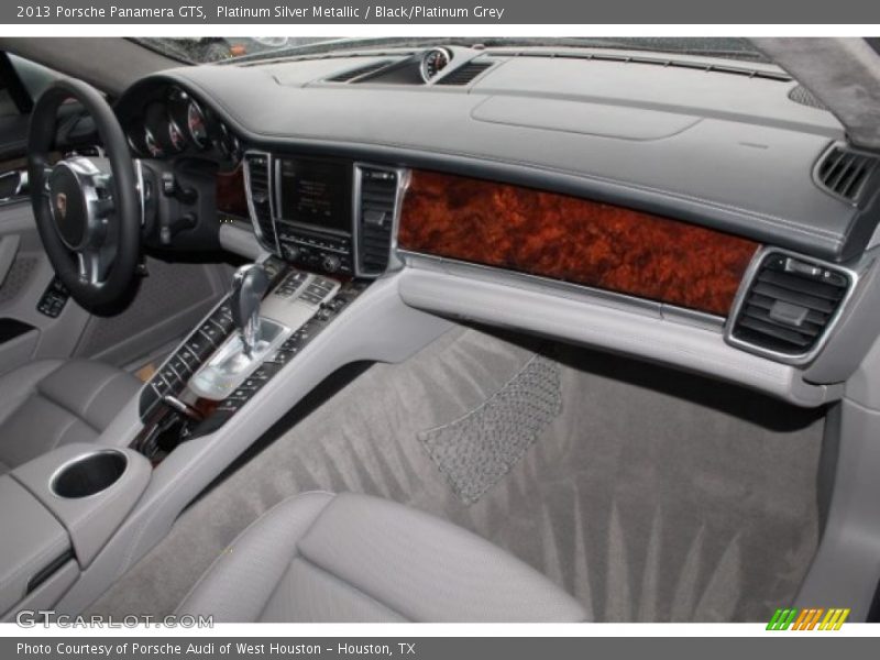 Platinum Silver Metallic / Black/Platinum Grey 2013 Porsche Panamera GTS