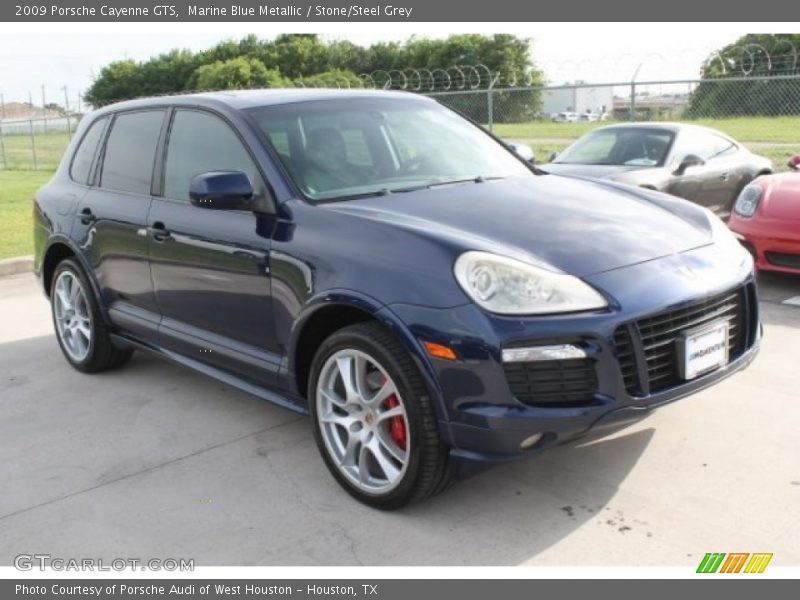 Marine Blue Metallic / Stone/Steel Grey 2009 Porsche Cayenne GTS