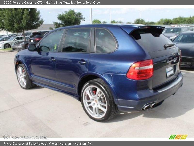 Marine Blue Metallic / Stone/Steel Grey 2009 Porsche Cayenne GTS