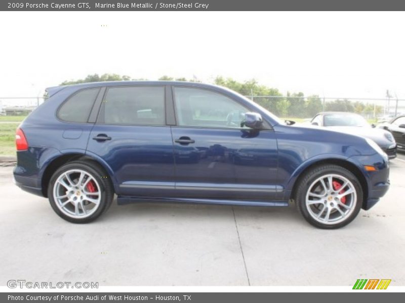 Marine Blue Metallic / Stone/Steel Grey 2009 Porsche Cayenne GTS