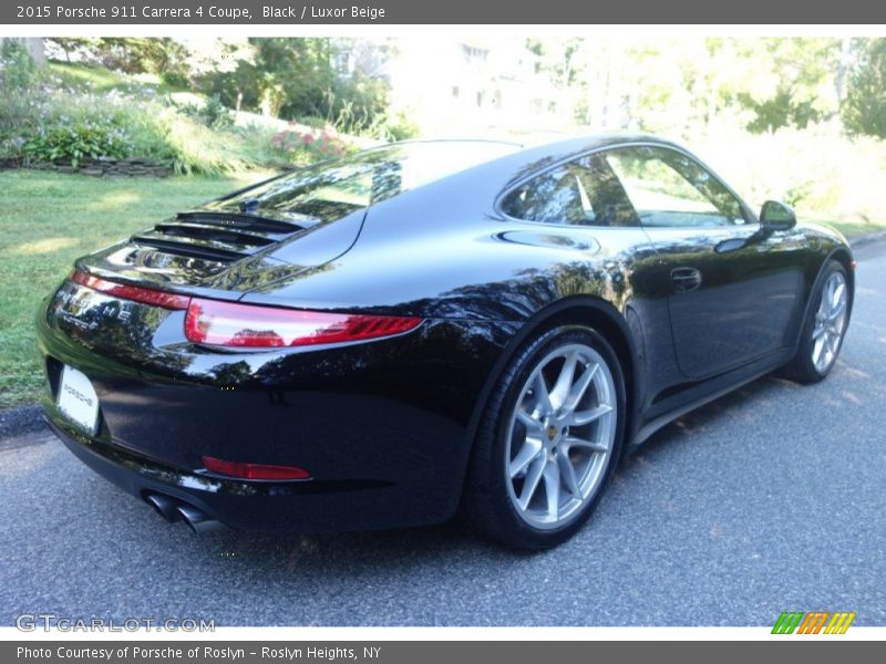 Black / Luxor Beige 2015 Porsche 911 Carrera 4 Coupe