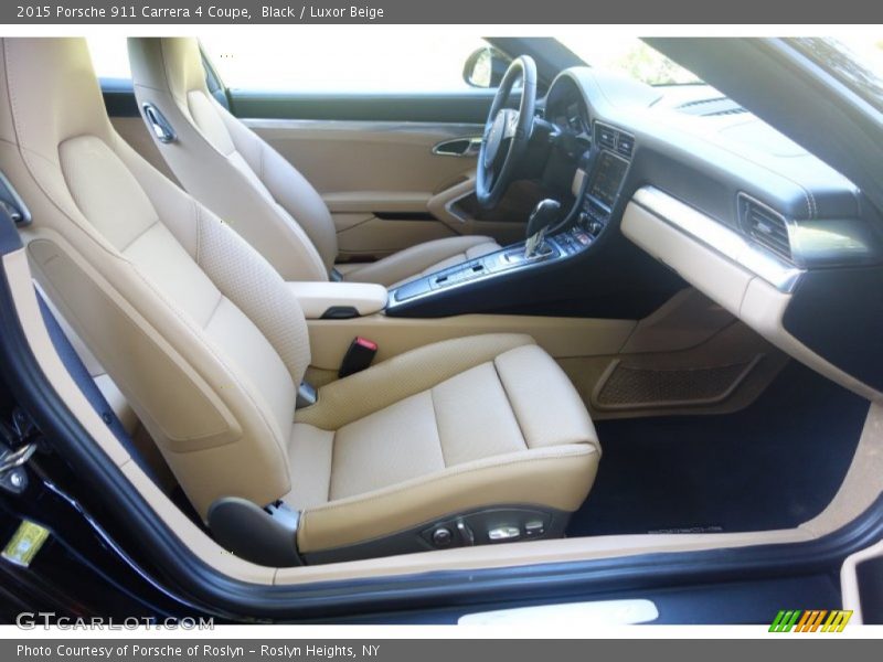 Black / Luxor Beige 2015 Porsche 911 Carrera 4 Coupe