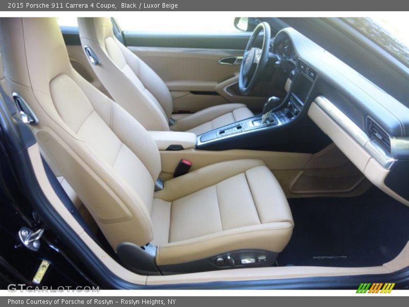Black / Luxor Beige 2015 Porsche 911 Carrera 4 Coupe