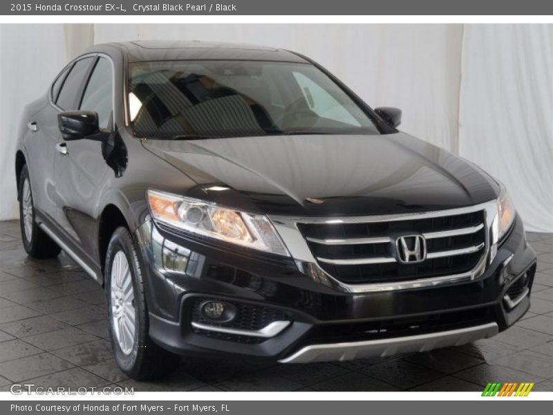 Crystal Black Pearl / Black 2015 Honda Crosstour EX-L