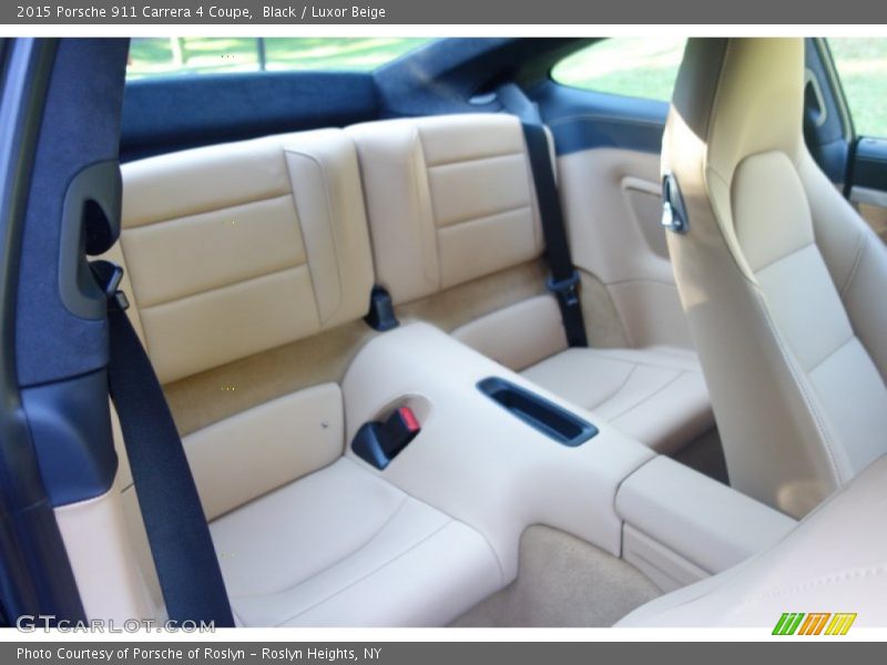 Black / Luxor Beige 2015 Porsche 911 Carrera 4 Coupe