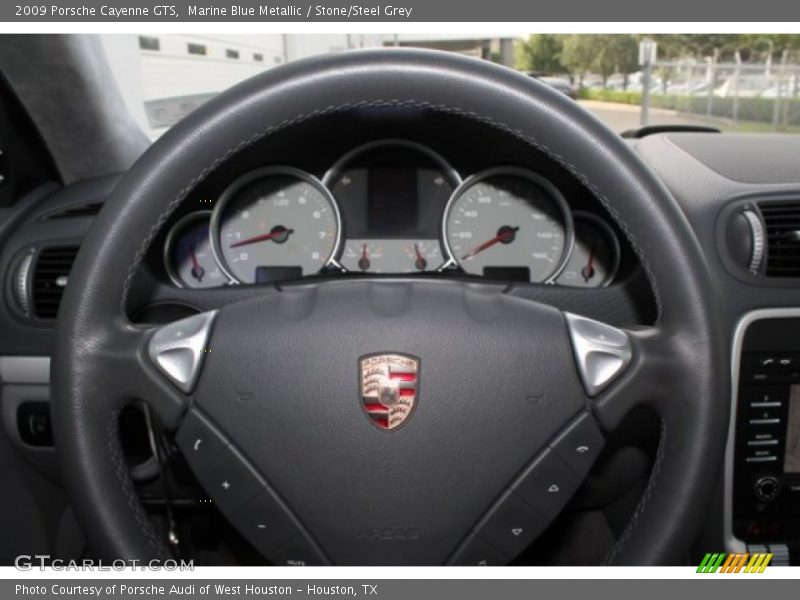 Marine Blue Metallic / Stone/Steel Grey 2009 Porsche Cayenne GTS