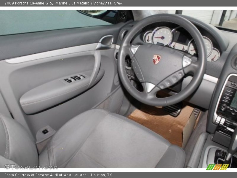 Marine Blue Metallic / Stone/Steel Grey 2009 Porsche Cayenne GTS
