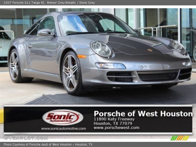 Meteor Grey Metallic / Stone Grey 2007 Porsche 911 Targa 4S