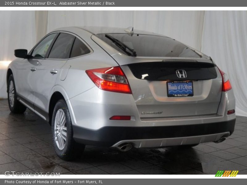 Alabaster Silver Metallic / Black 2015 Honda Crosstour EX-L