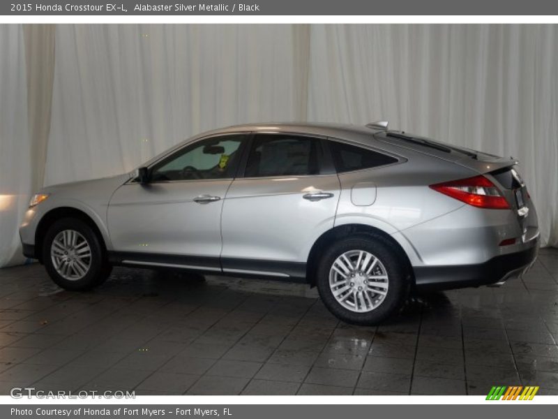 Alabaster Silver Metallic / Black 2015 Honda Crosstour EX-L