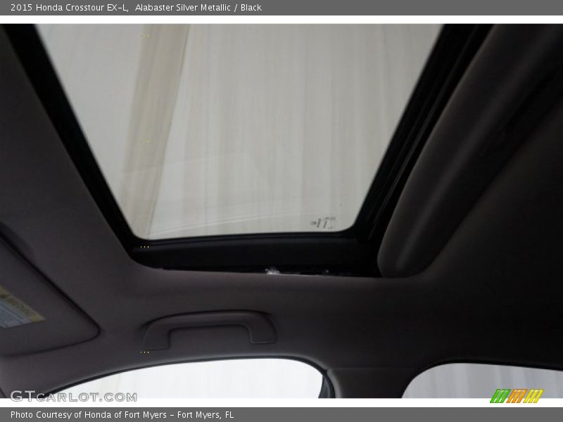 Alabaster Silver Metallic / Black 2015 Honda Crosstour EX-L
