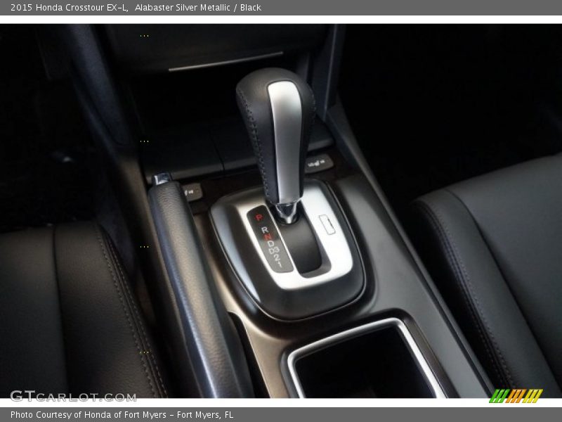 Alabaster Silver Metallic / Black 2015 Honda Crosstour EX-L