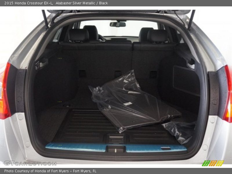 Alabaster Silver Metallic / Black 2015 Honda Crosstour EX-L