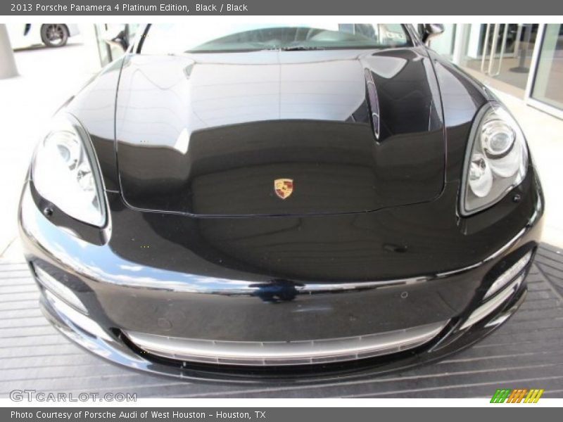 Black / Black 2013 Porsche Panamera 4 Platinum Edition