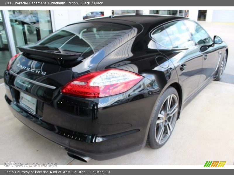 Black / Black 2013 Porsche Panamera 4 Platinum Edition