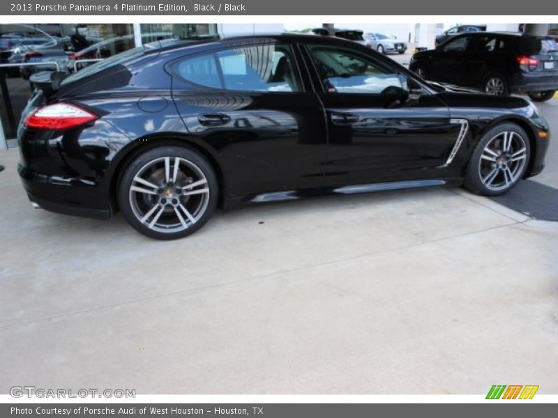 Black / Black 2013 Porsche Panamera 4 Platinum Edition