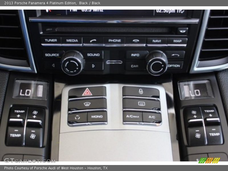 Controls of 2013 Panamera 4 Platinum Edition