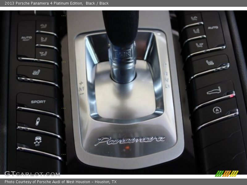 Controls of 2013 Panamera 4 Platinum Edition