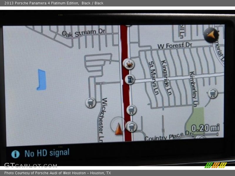 Navigation of 2013 Panamera 4 Platinum Edition