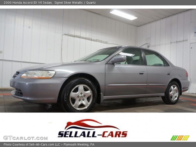 Signet Silver Metallic / Quartz 2000 Honda Accord EX V6 Sedan