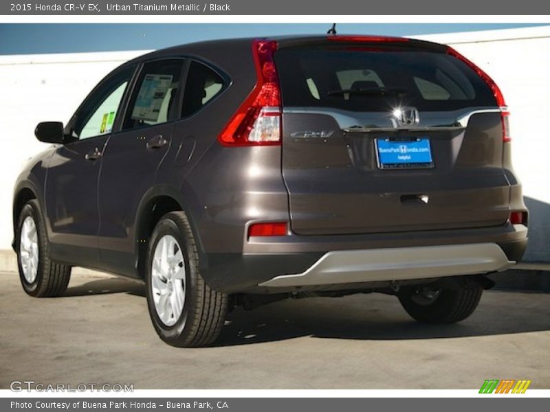 Urban Titanium Metallic / Black 2015 Honda CR-V EX