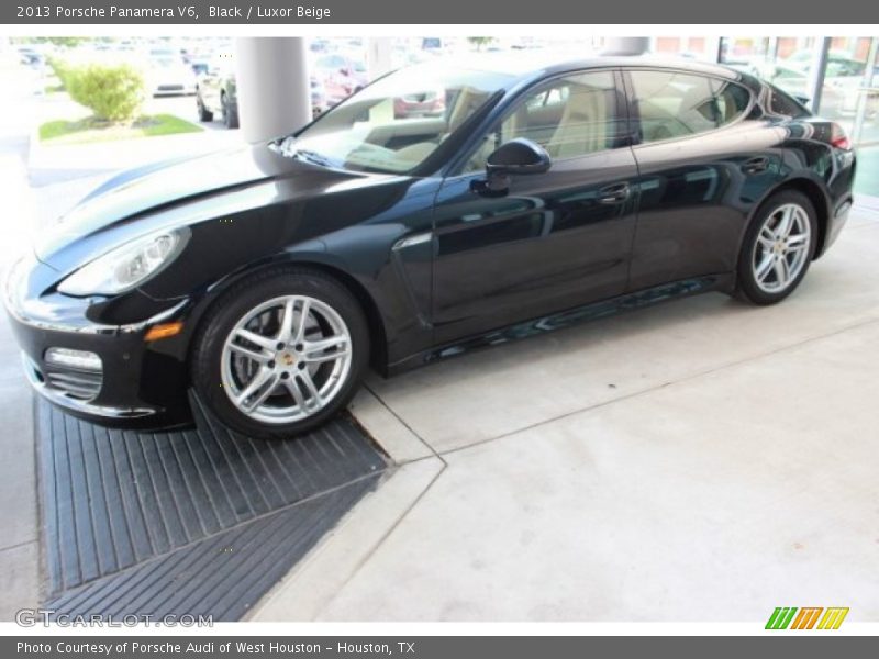 Black / Luxor Beige 2013 Porsche Panamera V6