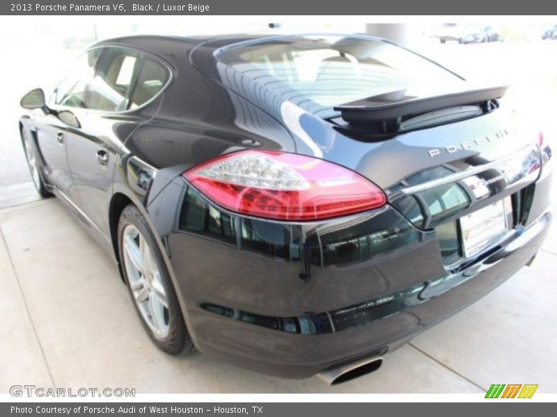 Black / Luxor Beige 2013 Porsche Panamera V6