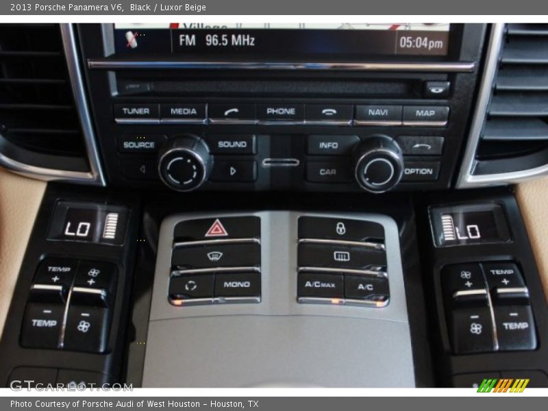 Black / Luxor Beige 2013 Porsche Panamera V6