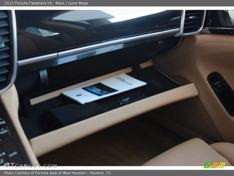Black / Luxor Beige 2013 Porsche Panamera V6