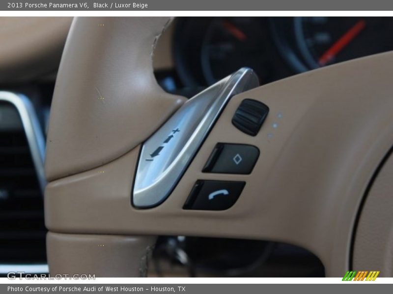 Black / Luxor Beige 2013 Porsche Panamera V6