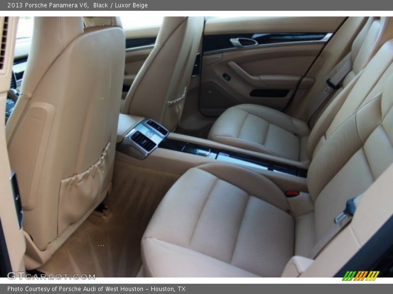 Black / Luxor Beige 2013 Porsche Panamera V6